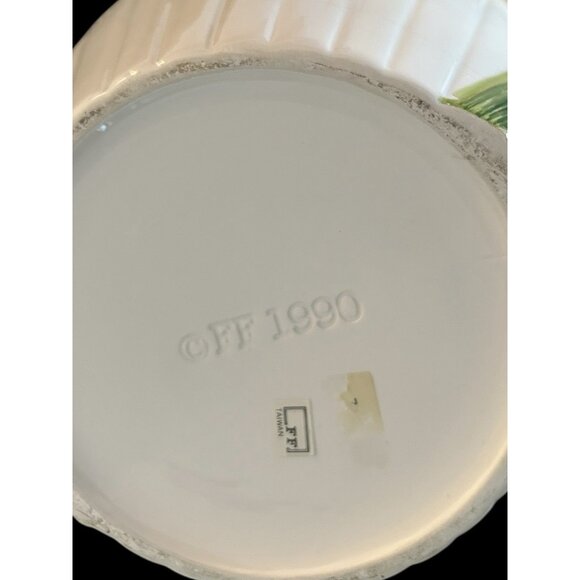 Fitz And Floyd 3D Daffodil Cache Pot Planter Vintage EUC 1990 Japan Large 9.5x10 - Picture 6 of 14